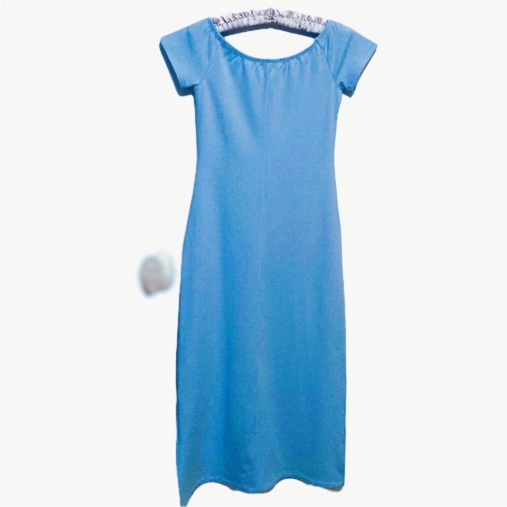 Boston Proper Sky Blue  Dress